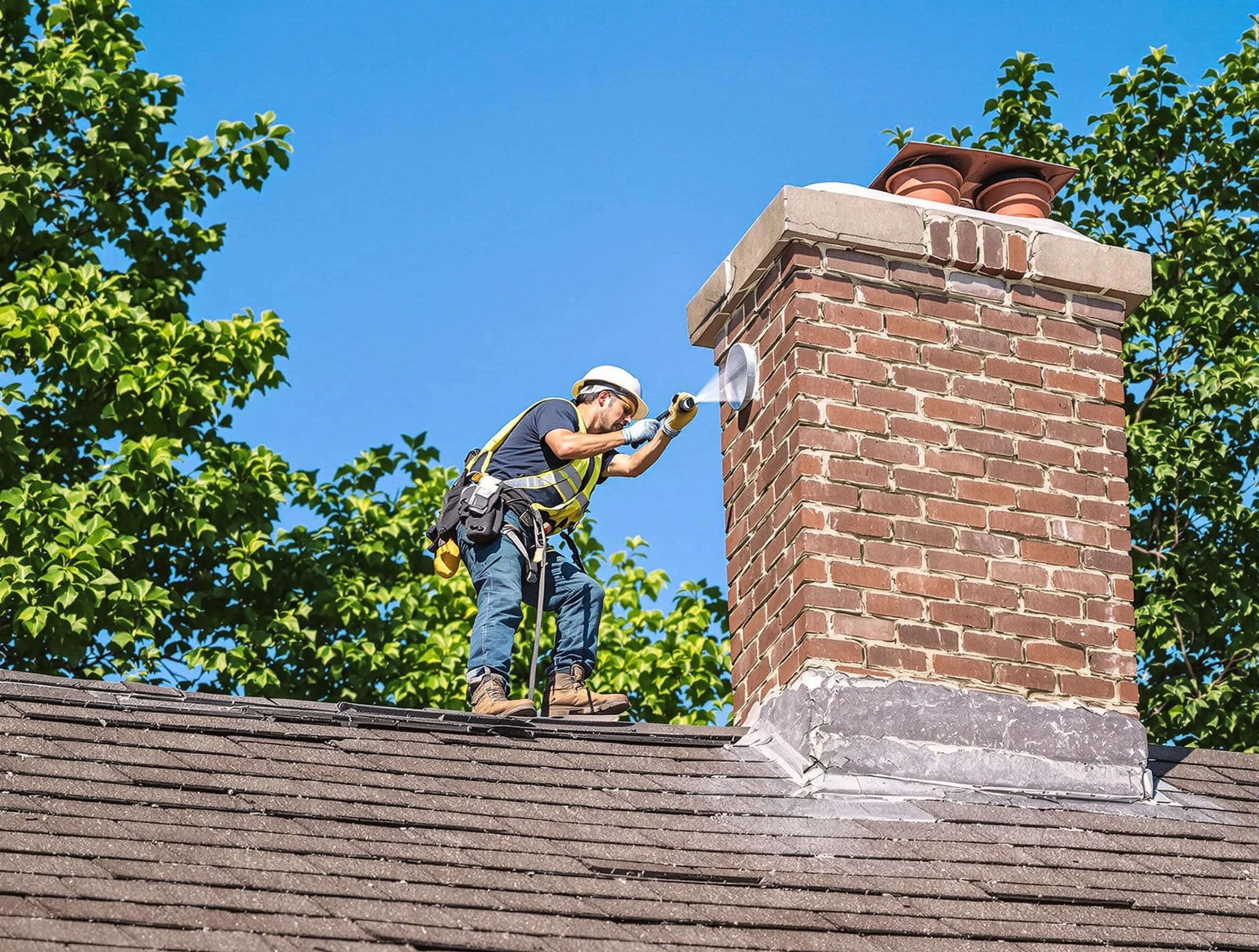 Millburn Chimney Sweep performing an inspection with advanced tools in Millburn, NJ