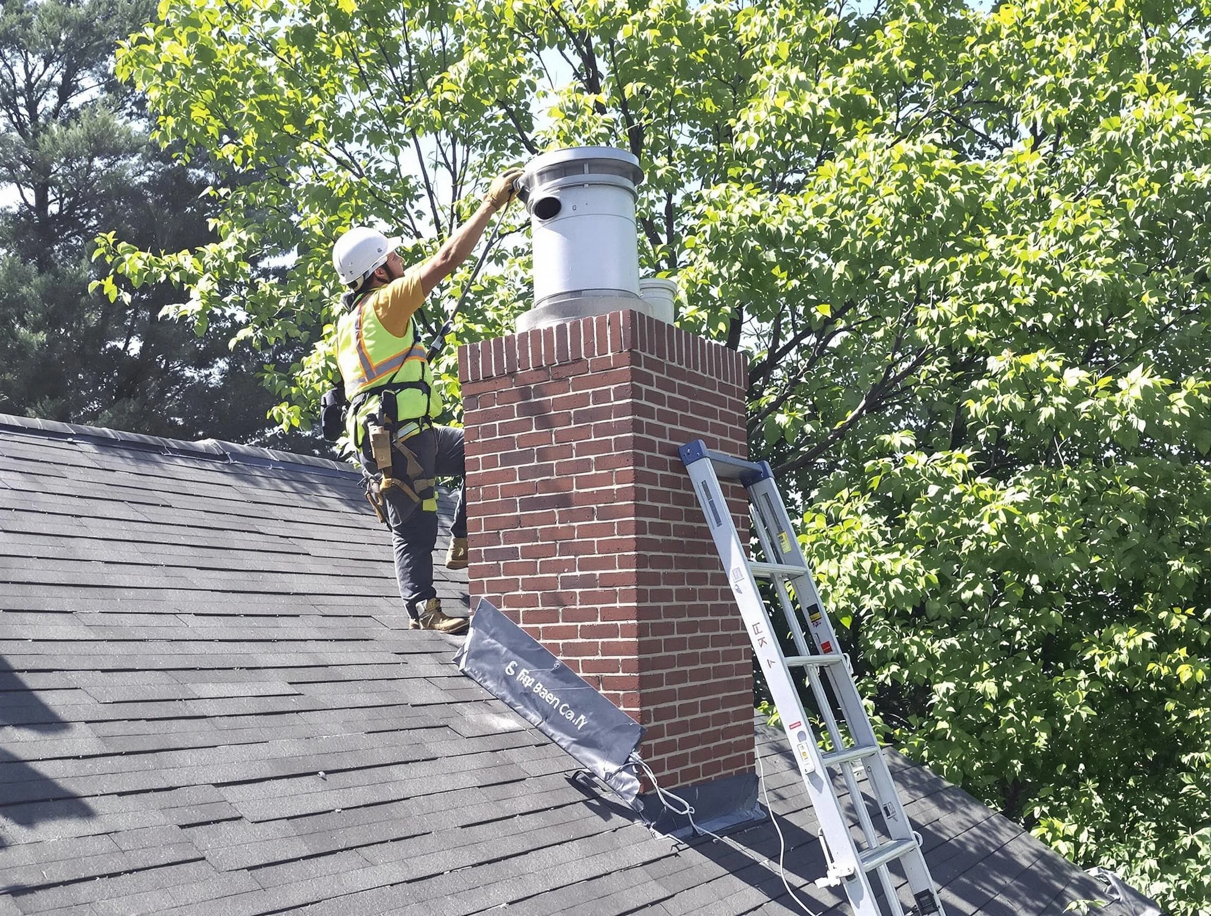 Chimney liner inspection by Millburn Chimney Sweep in Millburn, NJ